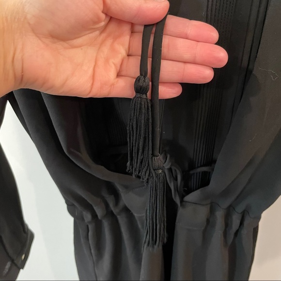 Like NEW Anthropologie Pintuck Tie Waist Dress - Picture 5 of 8